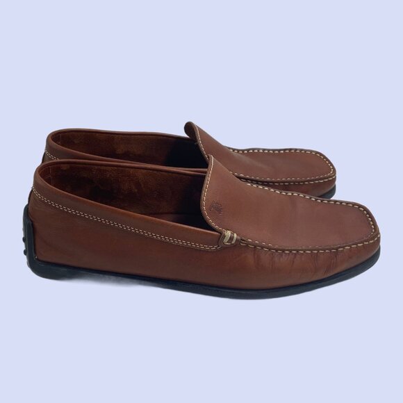 Tod's Leather Loafers in Brown - Size 9 - Coffee-Rich Gentleman’s Foot Yacht - Picture 10 of 10